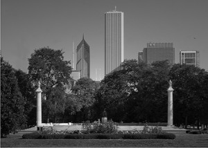 Chicago Photos - Chicago Photographs - Black & white Chicago photo - Chicago pictures - Chicago images - Chicago architecture
