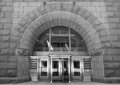 Rookery Building Entrance