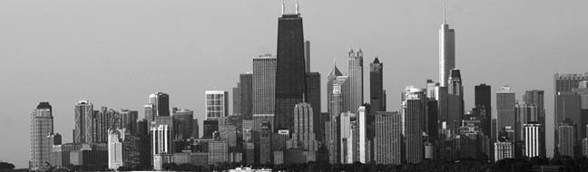 Chicago Photos - Chicago Photographs - Black & white Chicago photo - Chicago pictures - Chicago images - Chicago architecture